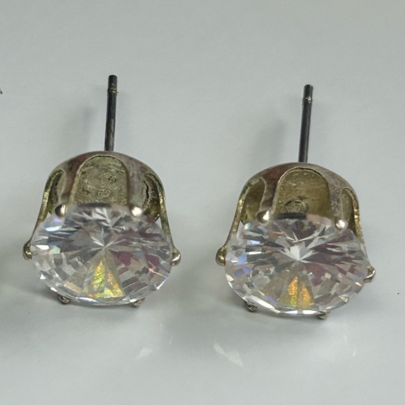 Vintage Large Crystal Rhinestone Statement Earrings - Picture 12 of 13